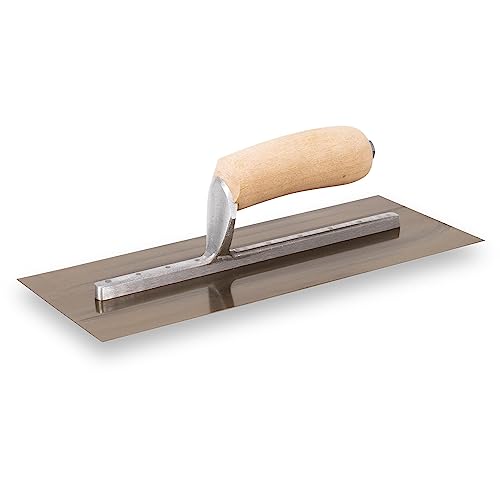 MARSHALLTOWN Curry-Style Trowel, 12 Inch, Plaster Tool, Assembled in USA 12x5 Inches