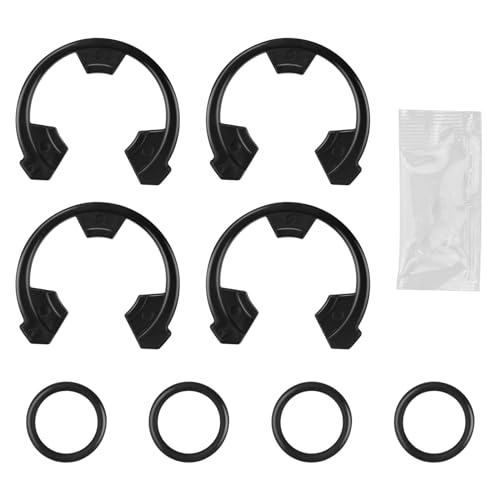 7337563 Water Softener Clip Kit 7116713 Clip (WS60X10004, 1205500, 1205500) and O-Ring Kit (7337571, 7170288, WS03X10025) Compatible with Kenmore, GE, EcoPure, Sears