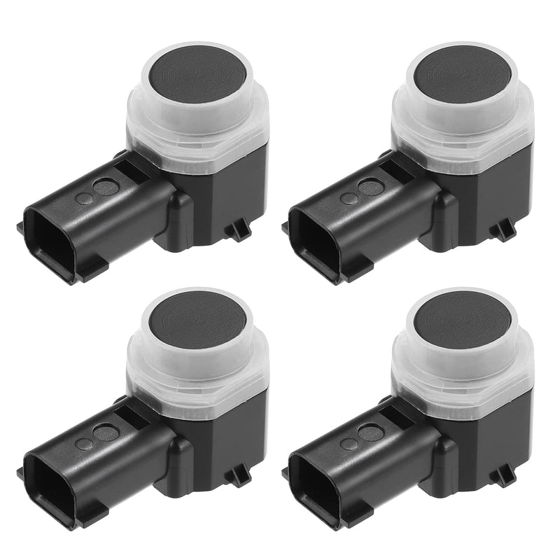 4 Pcs Reverse Parking Assist Sensor Compatible for Ford Explorer 2011-2015, for Ford Flex 2013-2019, Durable ABS Plastic Black Rear Bumper Parking Assist Sensor