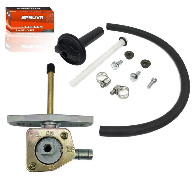 Fuel Petcock ON OFF Valve With Lever Screw Fit for Honda Recon 250 TRX250 Rancher TRX350 Honda Rancher TRX420 Foreman TRX450 Foreman Rubicon TRX500FA Fuel Tank Switch Valve Part 16950-HN7-003