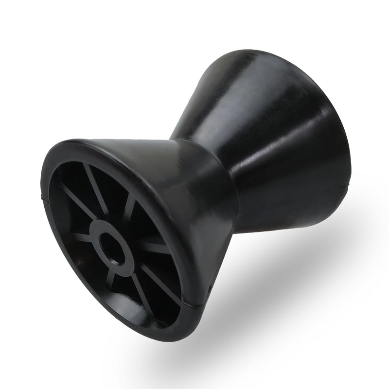4" Boat Trailer Bow Roller Bow Roller fits 1/2" Shaft black