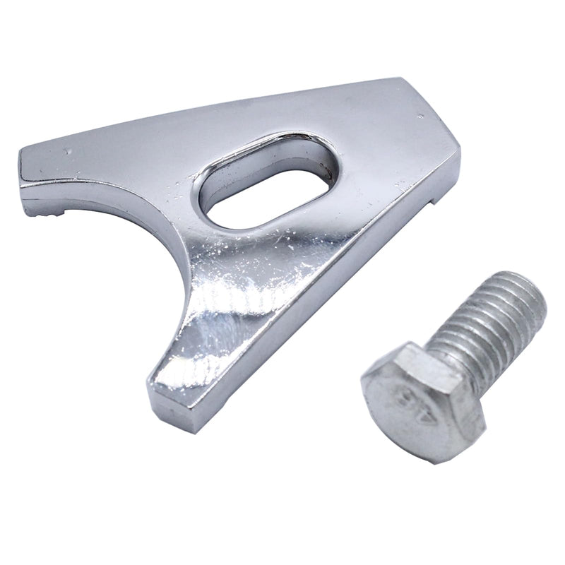 Car Distributor Clamp Chrome Billet Aluminum Distributor Clamp Hold Down for Chevy SBC BBC SB BB HEI Electronic