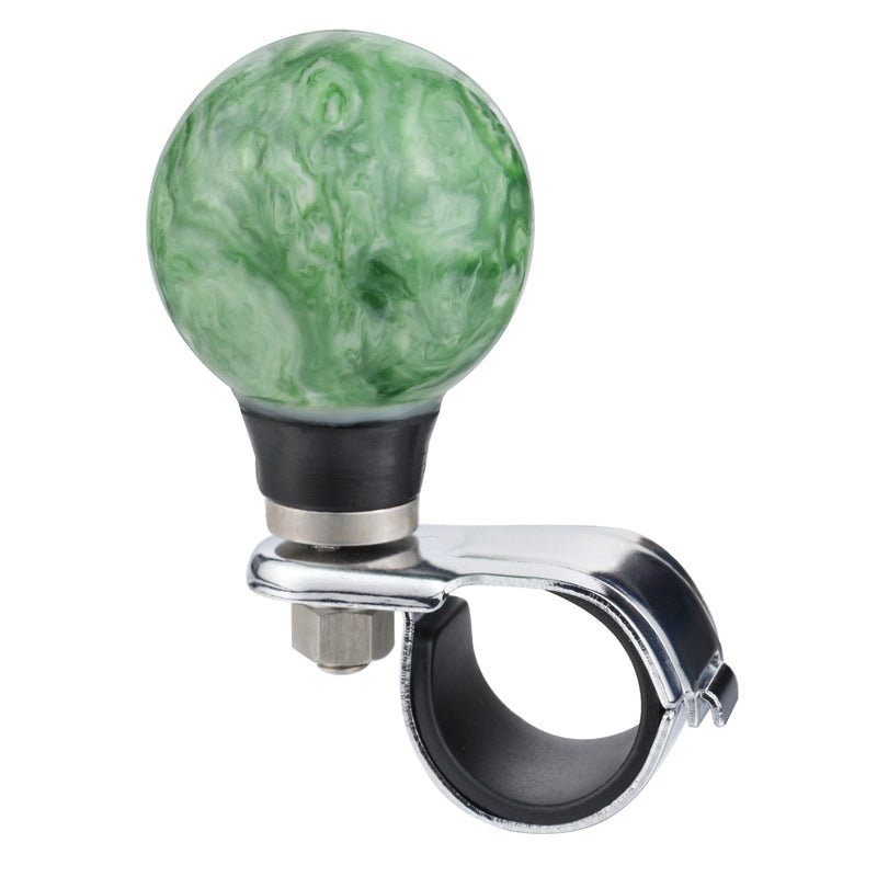 Arenbel Ball Steering Wheel Spinner Booster Knob Car Turning Assist Handle Fit Most Vehicles Trucks Boats, Green