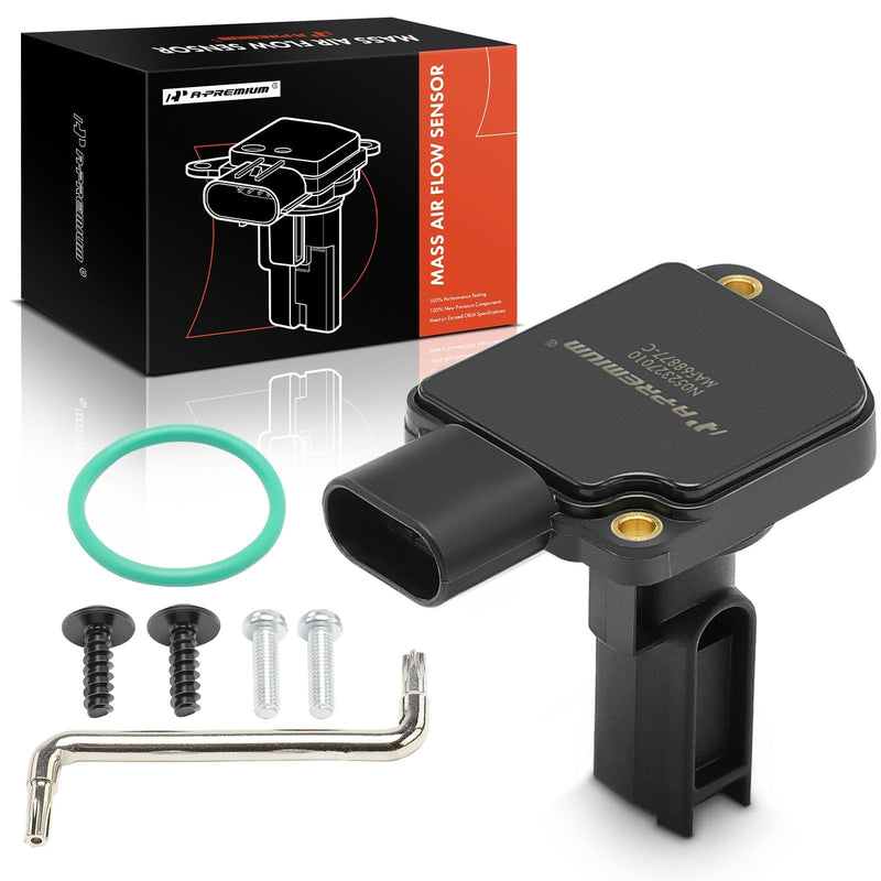 [AUSTRALIA] - A-Premium Mass Air Flow Sensor Meter - W/O-Ring & Bolts - OHV 6Cyl 3.8L - Compatible with Chevy, Pontiac, Buick & Olds, Camaro, Impala, Regal, Firebird, LSS & More, Replace for# 12568877, 19112543