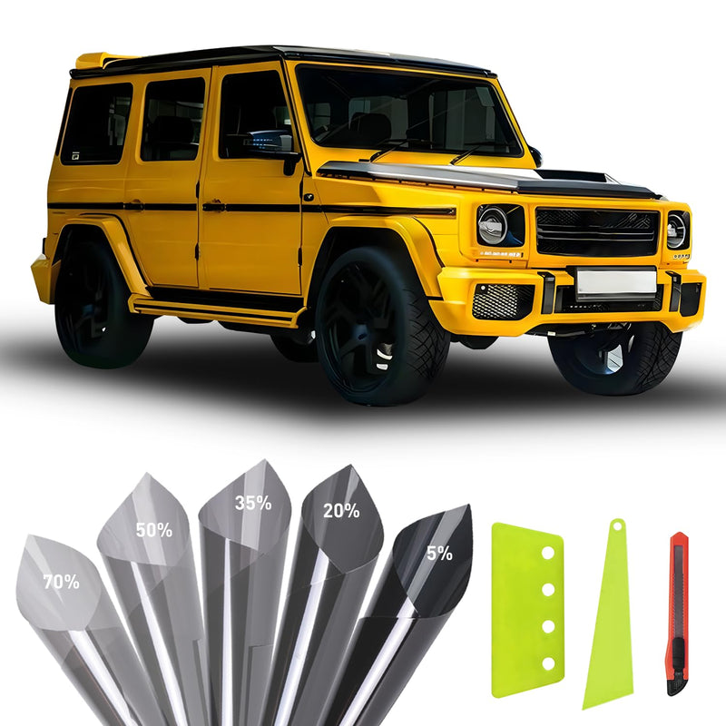 Window Tint Film for Cars Privacy Protection Automotive Film 35% VLT Nano Ceramic Car Winodw Tint Front Windshield Heat Glare UV IR Rays Block Scratch Resistance 30" X15ft 30"x15FT - for SUV Side/Rear