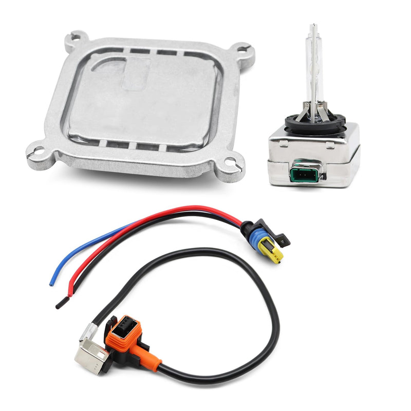 Xenon Headlight Ballast Kit with Igniter & D3S Bulb Compatible with Mustang 2010-2019 8A5Z-13C170-A DL3Z-13C170-A 7L7Z-13N021-A