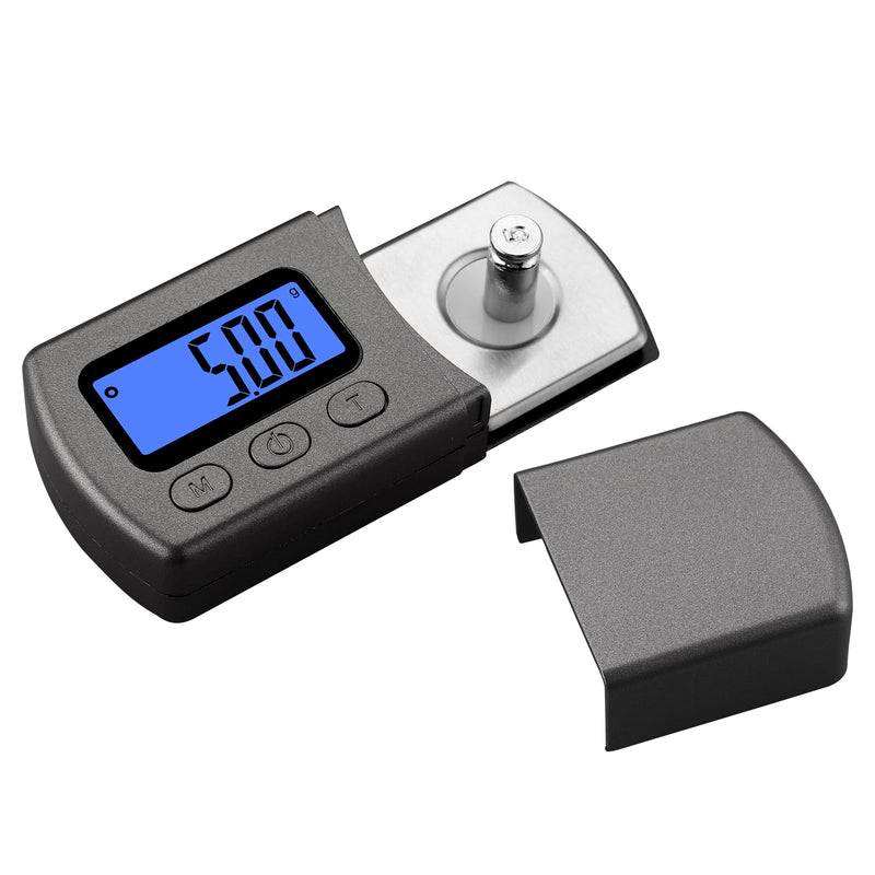 Digital Turntable Stylus Force Scale Gauge 0.01g/5.00g Blue LCD Backlight,CRLITSIY Stylus Pressure Gauge for Tonearm Phono Cartridge
