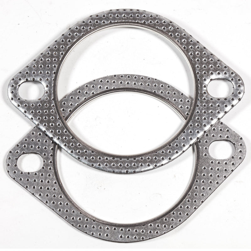 BEONEO-120-07610-0002 (3 Inch)-2 Bolt MLSG High Temp Exhaust Gasket 3" I.D. (Qty 2) - Heavy Duty be made of Metal And Fiber Laminate. 120-07610-0002 (3 Inch)