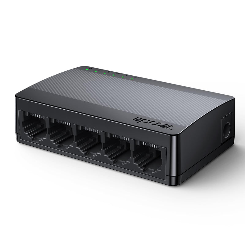 Tenda SG105, 5 Port Gigabit Switch, Unmanaged Ethernet Switch, Office Ethernet Splitter, Plug & Play, Plastic Case, Desktop/ Wall-Mount, Fanless Quiet, Limited Lifetime Protection 4G03 Pro