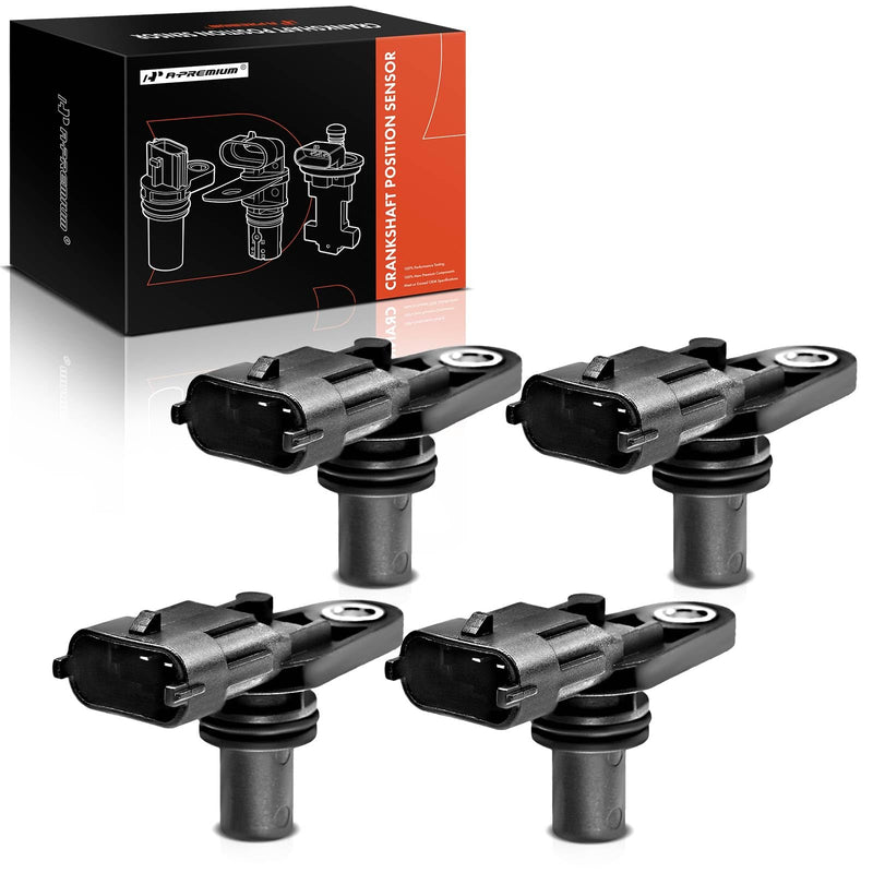  [AUSTRALIA] - A-Premium 4-PC Engine Camshaft Position Sensor Compatible with Chevrolet Equinox, Traverse, Captiva Sport & GMC Acadia & Buick Enclave, LaCrosse, Allure & Cadillac SRX, CTS, STS & Suzuki XL-7