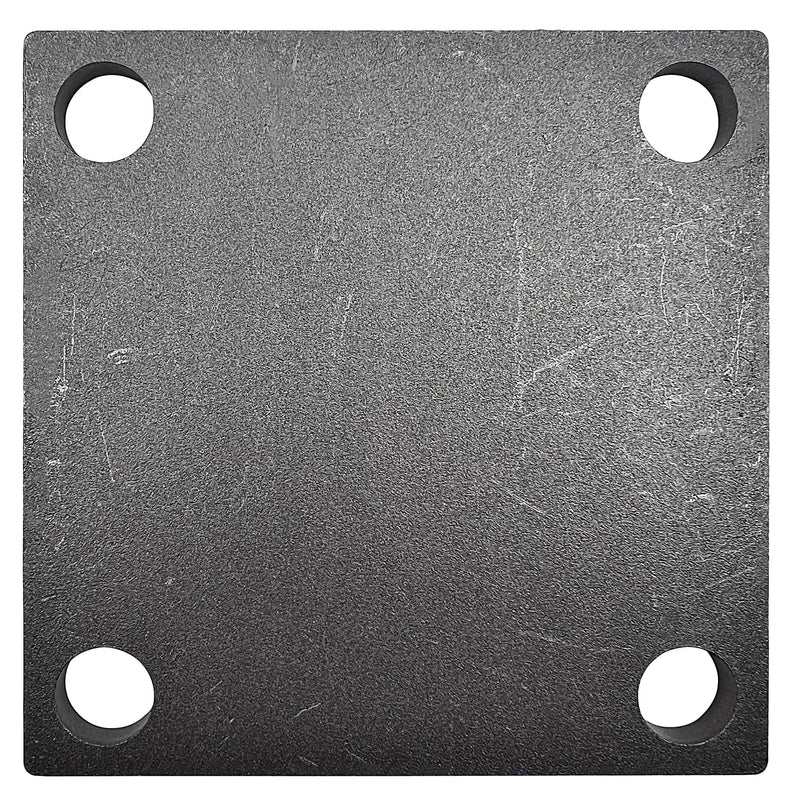 4x4" Weldable Square Metal Baseplate 4 Inch Thick Steel Plate - Laser Cut A36 Steel - 3/16" (4.5mm) Thick - Heavy Duty - Premium Square Plate - 10 Pieces