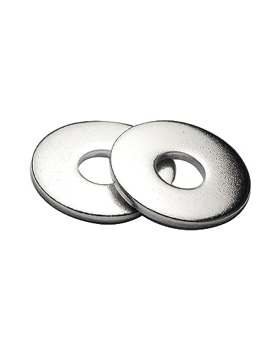 IMScrews M8 Extra Large Flat Washers - 304 Stainless Steel Washers GB5287 - Heavy-Duty Hardware for Superior Load Distribution - Pack of 25