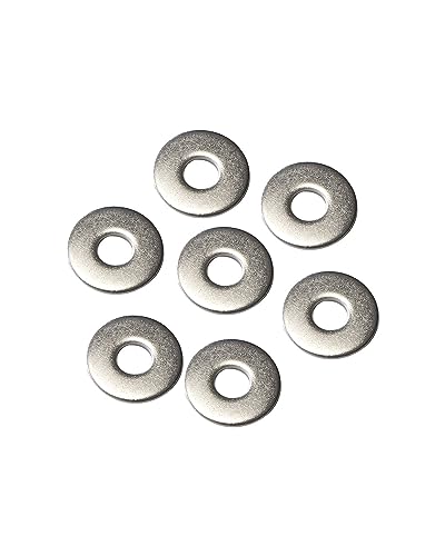 IMSCREWS M8 Large Flat Washers, 100 Pack 304 Stainless Steel Fender Washers DIN 9021, 23.6mm OD Heavy Duty Rust Resistant Flat Metal Washers for M8 Bolts, Screws, Marine & Deck