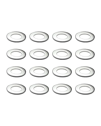 IMScrews M10 304 Stainless Steel Flat Washers for Bolts and Screws - Pack of 100 - Durable Hardware Essentials