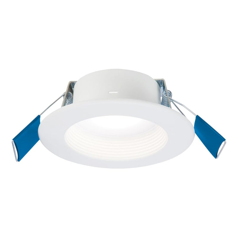 HALO RL 4 in Canless LED Recessed Ceiling Light with Selectable Color Temperature 2700K-5000K, Dim to Warm, 600/900lm Dimmable IC Rated Wet Rated Indoor Outdoor Ceiling Light (Packaging May Vary) 600/900 Lumens 4 inch