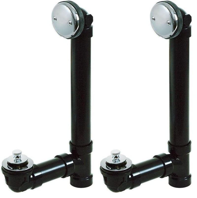 Eastman 35298 Lift and Lock Two-Hole ABS Bath Waste Kit, 1-1/2 inch, Chrome (Pack of 2) 1 Count (Pack of 2)