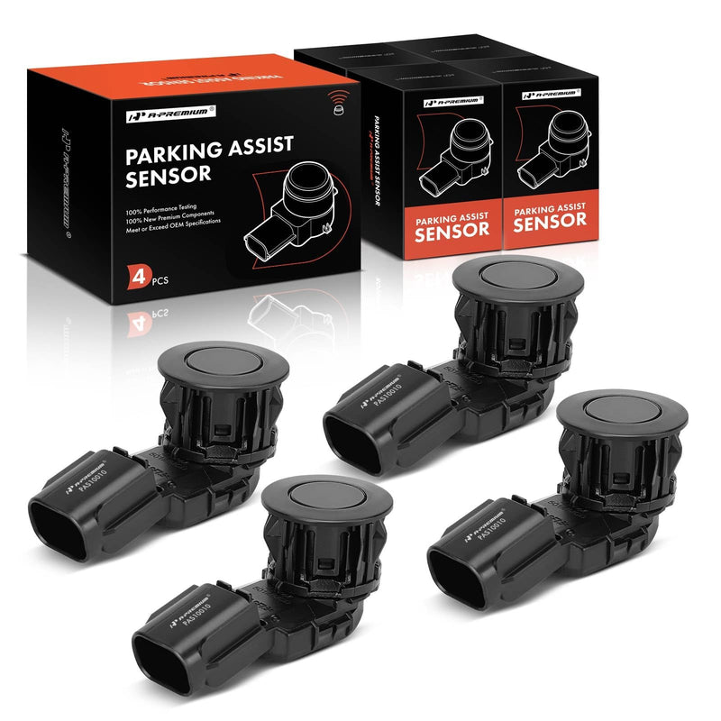  [AUSTRALIA] - A-Premium 4-PC Reverse Backup Parking Assist Sensor Compatible with Select Toyota Models - RAV4 2014-2018, Tacoma 2015-2022, Tundra 2014-2021, Replace# 89341-0C010, 89341-0C020 4-PC Set