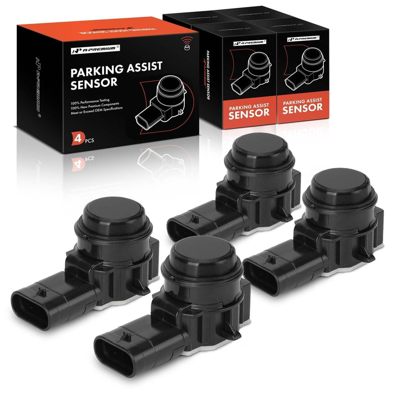 A-Premium 4-PC PDC Reverse Backup Parking Assist Aid Sensor Compatible with BMW Models - 228i, 230i, 320i, 328d, 328i GT xDrive, 330e, 330i, 335i, 428i, 430i, 435i, 440i xDrive Gran Coupe, M-Series