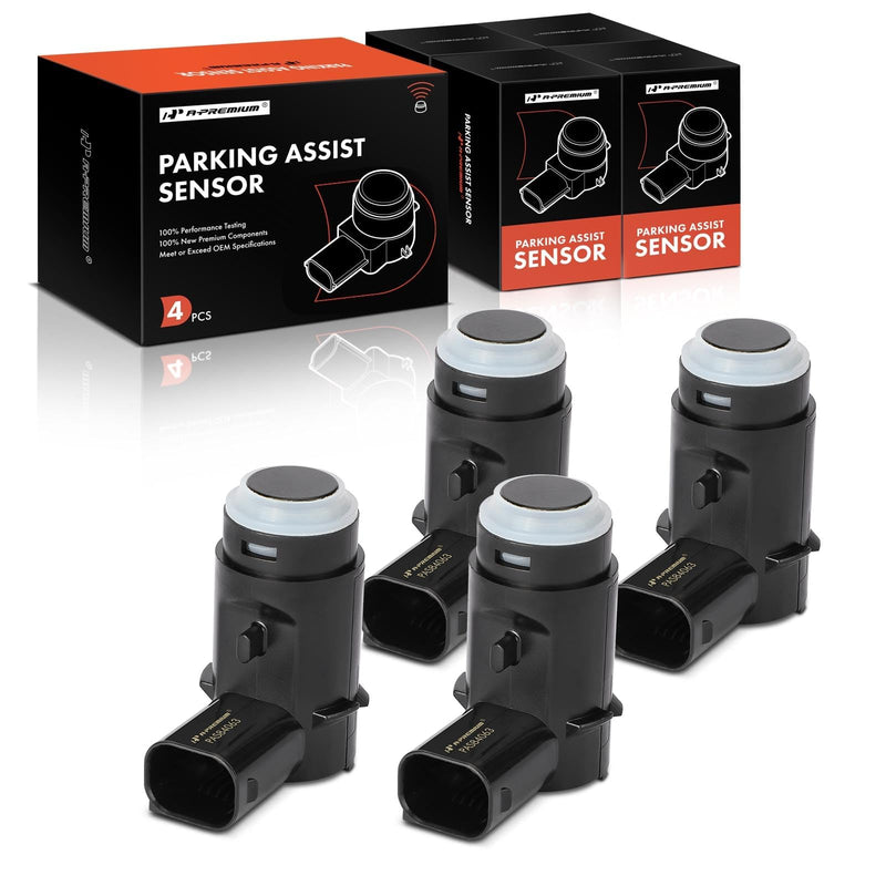  [AUSTRALIA] - A-Premium 4-PC Rear PDC Reverse Backup Parking Aid Assist Sensor Compatible with Ford and Lincoln Models - F-150 F150 2009-2014, Mark LT 2010-2014, Replace# 9L3Z-15K859-D 4-PC Set