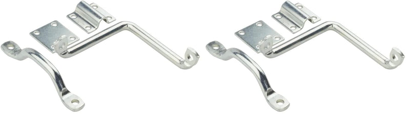 National Hardware N156-042 V13B Door and Gate Latch in Zinc Plated (Pack of 2) 1 Count (Pack of 2) Retail Packaging