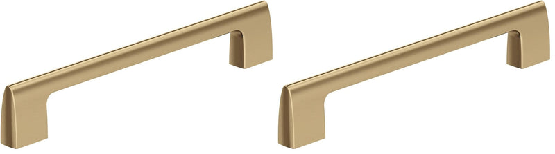 Amerock | Cabinet Pull | Champagne Bronze | 6-5/16 in (160 mm) Center-to-Center Drawer Pull | Riva | Kitchen and Bath Hardware | Furniture Hardware (Pack of 2) 6-5/16 inch (160mm) Center-to-Center (Pack of 2)