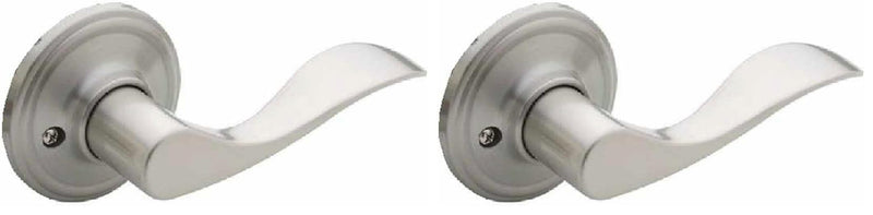 Copper Creek WL2290RHSS Waverly Lever, 1 Count (Pack of 2), Satin Stainless 1 Count (Pack of 2) Dummy (Right Hand)