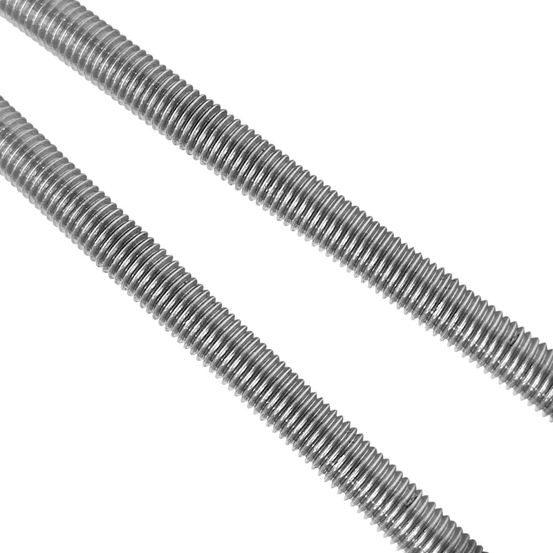 Stainless Steel 1/2"-20 Thread Size Fully Threaded Rod 12" Length (300mm) 2PCS PackOf 2
