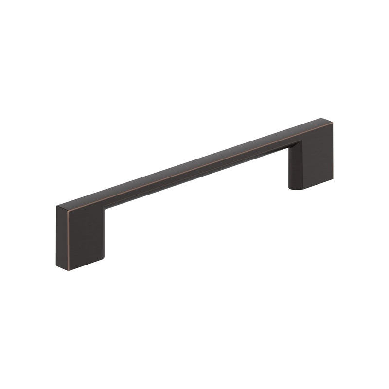 Amerock 10BX37132ORB | Oil Rubbed Bronze Cabinet Pull | 5-1/16 inch (128 mm) Center-to-Center | 10 Pack | Cityscape | Furniture Hardware
