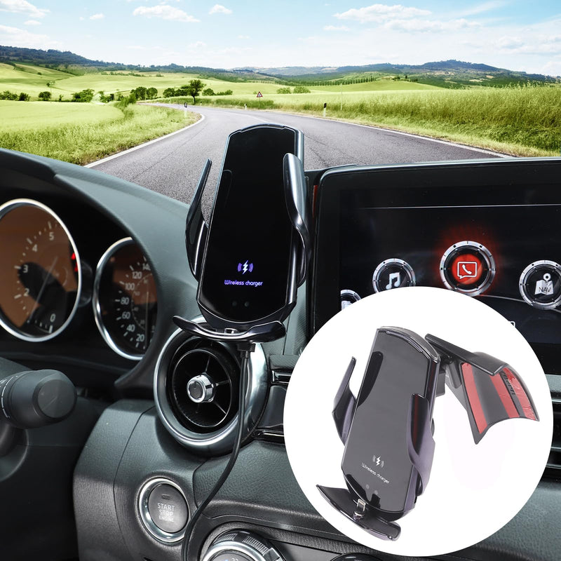 HAPPYHORSE Car Phone Mount Compatible with Mazda MX-5 2016-2023 Central Control Navigation Cell Phone Holder Dash Clip Dash Panel Mobile Phone Bracket Stand Accessories (Style D) style D