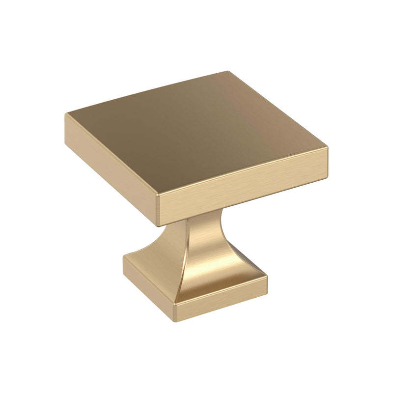 Amerock 10BX37024CZ | Champagne Bronze Cabinet Knob | 1-1/16 inch (27 mm) Length | 10 Pack | Pedestal | Furniture Hardware