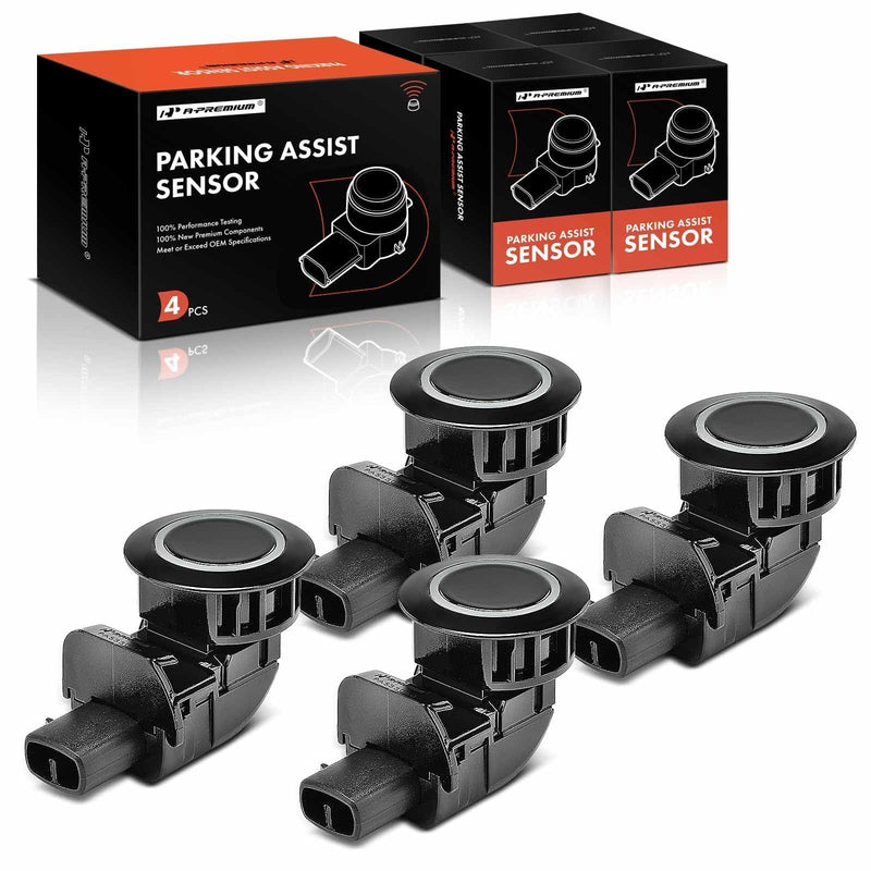 A-Premium 4-PC Rear Reverse Backup Parking Assist Sensor Car Bumper PDC Compatible with Select Toyota Models - FJ Cruiser 2007 2008 2009 2010, Replace# 8934133050 4-PC Set