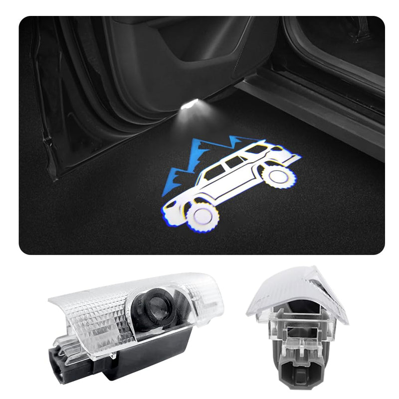 2 PCS LED Car Door Logo Lights Compatible for 4Runner 2010-present Courtesy Projector Laser Welcome Light Puddle Lamp Car Accessories (for 4Runner 2010-present-Blue) for 4Runner 2010-present-Blue