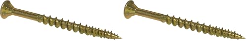 The Hillman Group 42177 Pro Crafter 8 by 1-1/2-Inch Wood Screw, 100-Piece (Pack of 2) 1 Count (Pack of 2)
