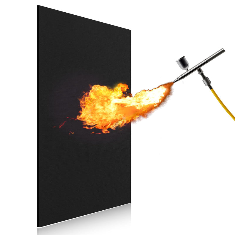 FLASLD Welding Blanket Fireproof Mat Heat Resistant Material Up To 1800°F Flame Retardant Fabric Carbon Felt for Grill Stove Pit Soldering Welders Plumbers (18×24 inch) 18×24 inch