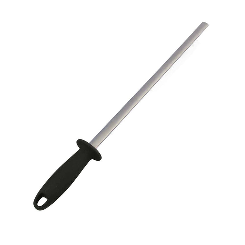 12 Inch Diamond Knife Sharpening Steel Rod, Professional Kitchen Diamond Knife Blade Sharpener Rod Stick, Knife Honer Steel for Honing Knife Blades, Chef Knives and Shears 12#
