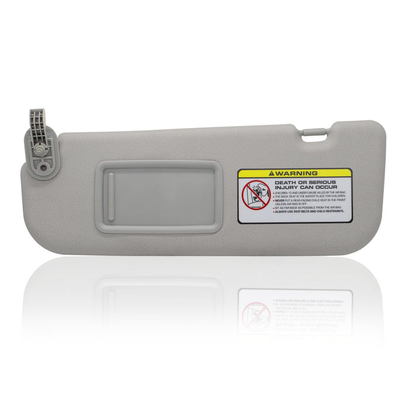 NHILES Left Driver Side Sun Visor Replacement Compatible with Hyundai Elantra 2011 2012 2013 2014 2015 Replace# 852103X000TX Colour Gray Gray(Left Driver)