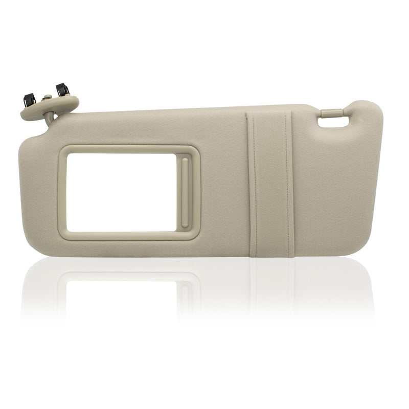 Driver Left Side Sun Visor Without Light Compatible with Toyota Camry 2007 2008 2009 2010 2011 Replacement Number 74320-06780-E0 Colour Beige Beige(Left Driver)