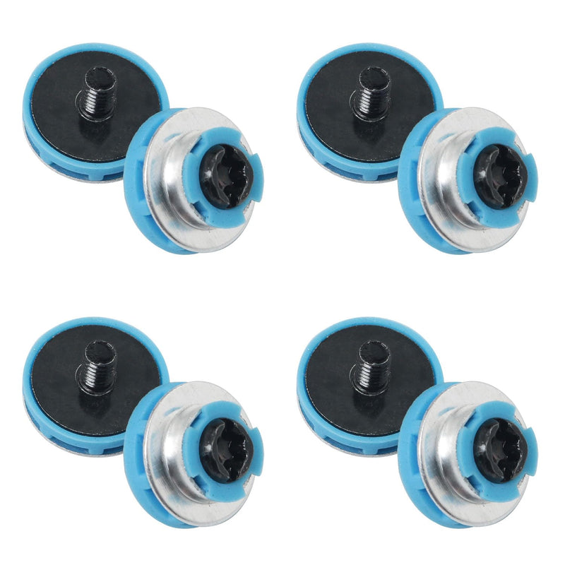 8PCS Replacement for Screws Isolation Grommet Mute Mounting HP 2.5'' Hard Drive Screw, Black