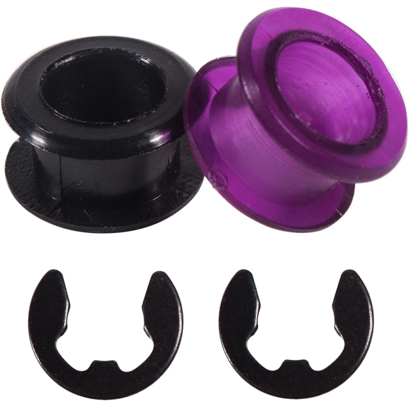 33820-02370 33835-08010 Automatic Transmission Gear Shift Cable Bushing Repair Kit 2Pack&2Clips for Toyota Corolla Matrix 1.8L 2003 2004 2005 2006 2007 2008 03 04 05 06 07 08 Purperl +Black