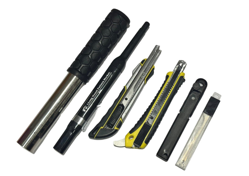Kaizen Foam Cut Kit - Deluxe | Kaizen Foam Cutting Tool Kit | Kaizen Foam Cutting Tools Kit | Kaizen Foam Tools | Kaizen Foam Knife | Kaizen Foam Knife (Deluxe (w/Kaizen Holester) Deluxe (w/ Finger Hole Tool)