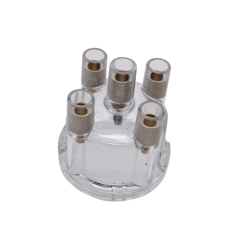 1 pc SHLPDFM Distributor Cap 009 Clear Distributor Cap Air-cooled Compatible with Vw Empi Bug Buggy Bus GHIA Sand Rail Baja Type