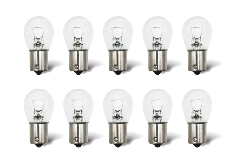 1156 Light Bulb 10 Pack,S25 P21W Automotive Brake Light Turn 1156 7506 Miniature Bulb Mini Bulb Taillight Turn Signal Light,Replacement for Cars,Trucks,SUVs 1156 bulb