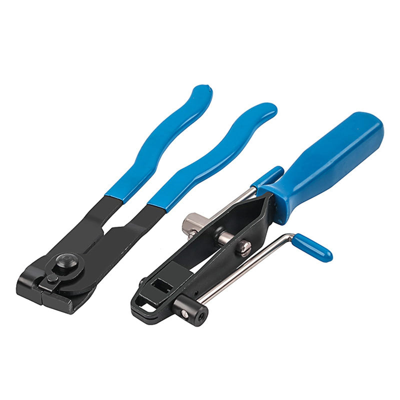 CV Joint Axle Boot Clamp Pliers, Automotive CV Boot Clamps Tool Set, Hose Clamp Pliers and Ear Clamp Pliers for CV Axle Clamp Tool, Suitable for Vehicles ATV UTV boot Clamps (Blue) Blue