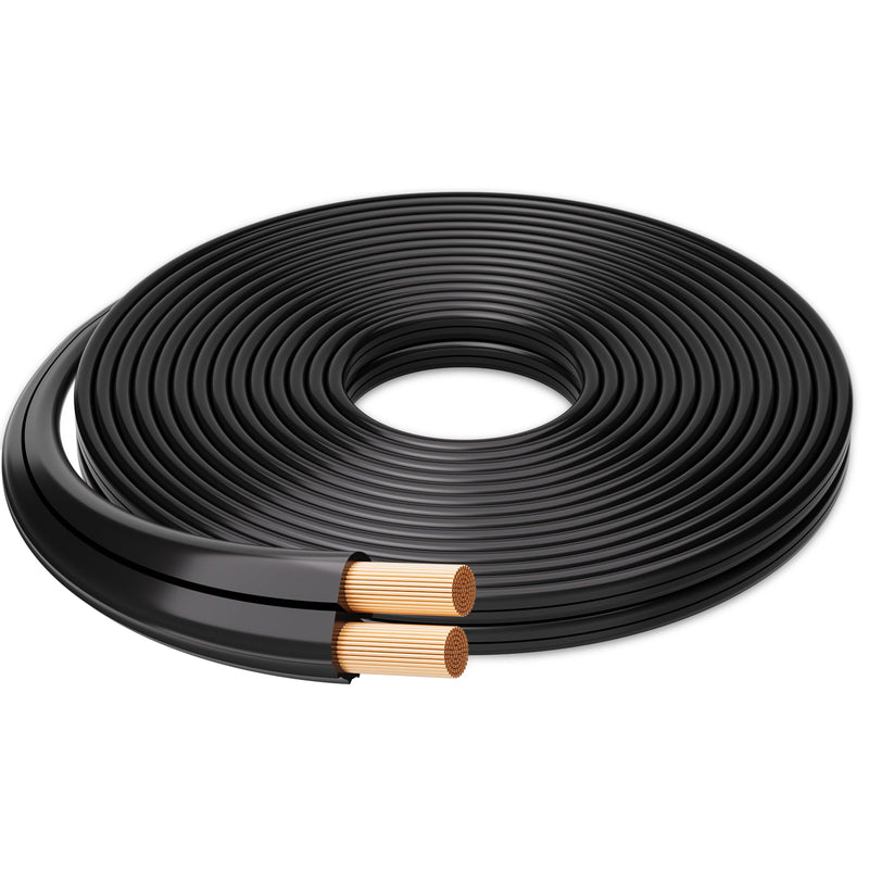 14/2 Low Voltage Landscape Wire - 50 Feet, 14 Gauge, 2 Conductor, UV Resistant, Direct Burial, Pro Landscape Lighting Cable 50FT