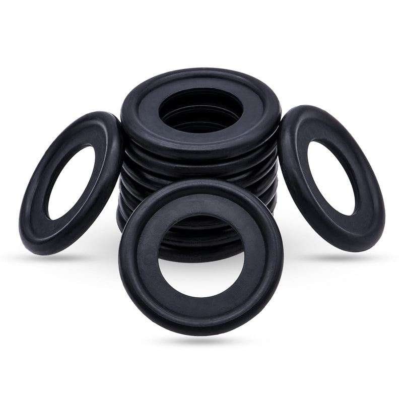10PCS M12 Drain Plug Gasket Rubber Crush Washer Seals 12616850 3536966 Engine Oil Pan Drain Plug Seal Compatible with Chevy GMC Ford Engine Oil Crush Washers 10 pcs M12-12616850