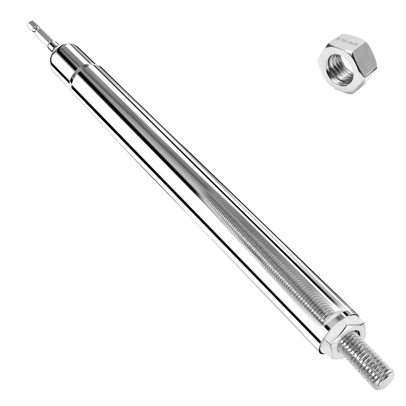 Libraton Hollow Nut Driver, Power Nut Driver Set 9/16", 12 inch Long with 1/4" Hex Shank 12-inch long 9/16-inch