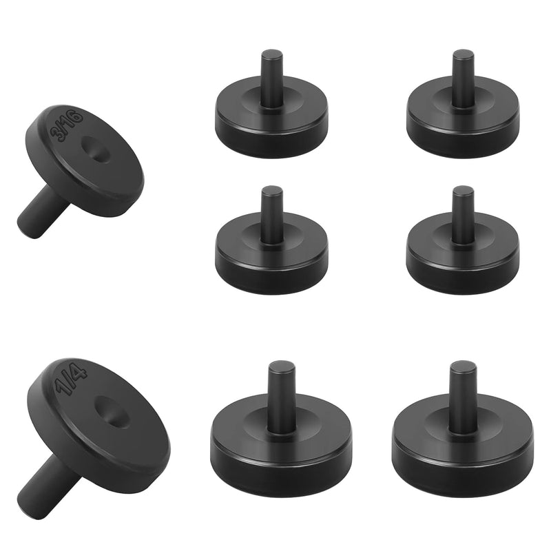smseace 6Pcs 3/16 Inch+1/4 Inch Double Flare Adapter for 3/16Inch,1/4Inch Brake Lines 4pcs 3/16InchDouble Flare die,2pcs 1/4Inch Flare Tool Adapter Brake Flaring Tools Adapter