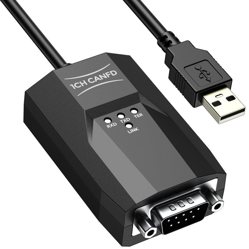 USB to CAN Analyzer Cable SavvyCAN-FD- C CAN FD Speed Up to 12M Isolated Against USB 2.5KV CE FCC SavvyCAN-FD-C
