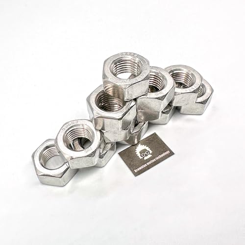 Stainless Steel SS304 7/16"-20 UNF HEX NUT Unified National Fine Series (Pack of 25pcs, 7/16"-20 Hex nut) 25