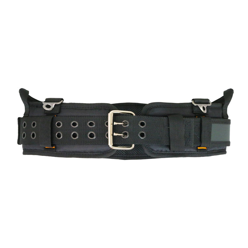 WOLF WTH2110 Heavy-Duty Ballistic Padded Tool Work Belt | Compatible w/Pouches, Holsters & 4-Point Suspenders | Body Waist Comfort Lightweight Breathable | Contractors Handyman | Tongue Buckle Large